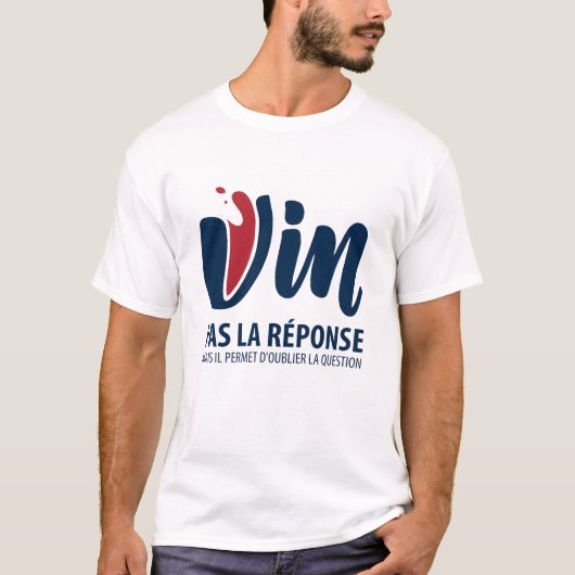 Vin, pas la response t-shirt (Voorkant)