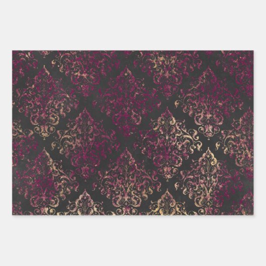 Vin Rouge Franse rode wijn Inpakpapier Vel (Voorkant 3)