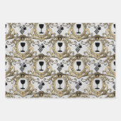 Vin Rouge Franse rode wijn Inpakpapier Vel (Voorkant 2)