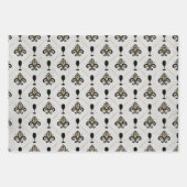 Vin Rouge Franse rode wijn Inpakpapier Vel (Voorkant)