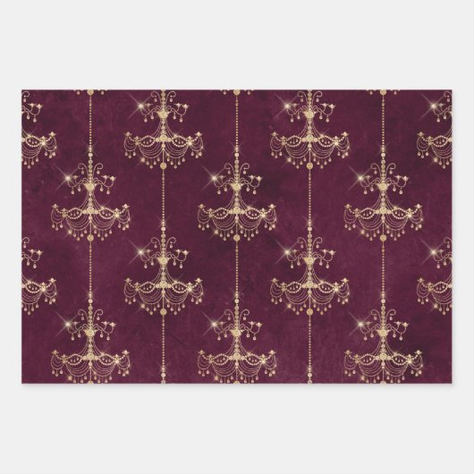 Vin Rouge Franse rode wijn Inpakpapier Vel (Voorkant 3)