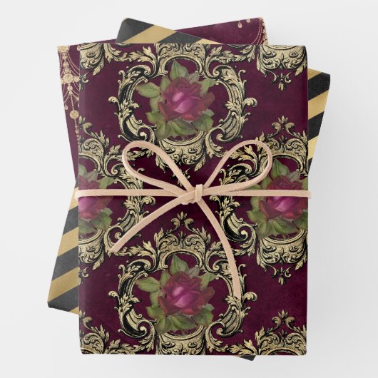 Vin Rouge Franse rode wijn Inpakpapier Vel (In situ)