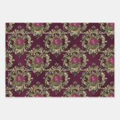 Vin Rouge Franse rode wijn Inpakpapier Vel (Voorkant)