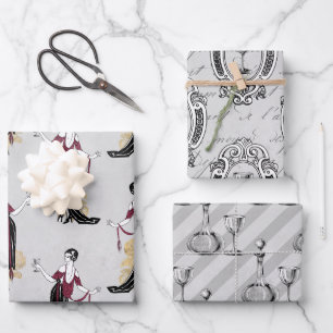 Vin Rouge Franse wijn Inpakpapier Vel