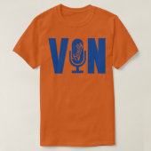 Vin Scully Microfoon Vin Microfoon 1 T-shirt (Design voorkant)