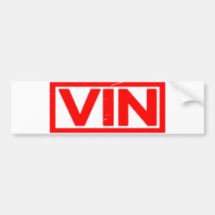 Vin Stamp Bumpersticker