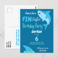 Vin-tastisch Haaien Verjaardagsfeestje Kinderen On