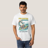 Vin-tastische golven t-shirt (Voorkant volledig)