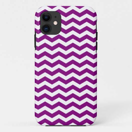 Vina Del Mar Paarse Wave Chevron Case-Mate iPhone Case (Achterkant)