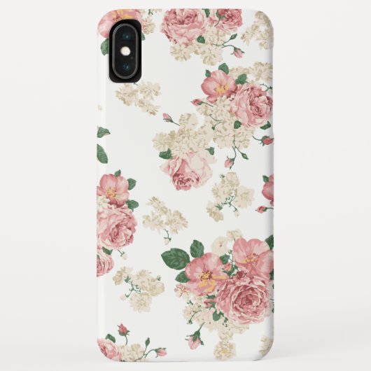 Vinage Floral Pattern Case-Mate iPhone Case (Achterkant)