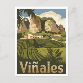 Viñales Cuba Vintage Briefkaart