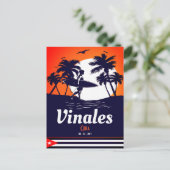 Vinales Palm Tree Cuba  Souvenirs Briefkaart (Staand voorkant)