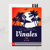 Vinales Palm Tree Cuba  Souvenirs Briefkaart (Voorkant / Achterkant)