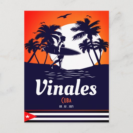 Vinales Palm Tree Cuba  Souvenirs Briefkaart (Voorkant)