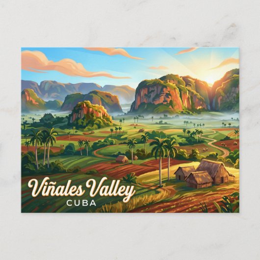 Viñales-vallei Cuba Briefkaart (Voorkant)