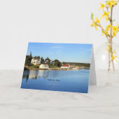 Vinalhaven, Maine schilderachtig foto Kaart (Gele Bloem)