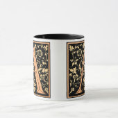 Vinatge Black & Gold Letter 'A' - Mok (Midden)