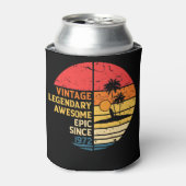 Vinatge Geweldige Birthday 1972 Blikjeskoeler (Blikje Voorkant)