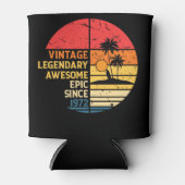 Vinatge Geweldige Birthday 1972 Blikjeskoeler (Voorkant)