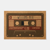 Vinatge Radio Doormat, Retro Mat Present (Voorkant)