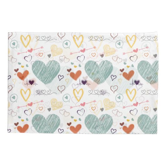 vinatleuren hartpatroon kussensloop (Achterkant)