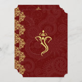 Vinayaka Wedding Invitations Kaart (Voorkant / Achterkant)