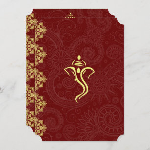 Vinayaka Wedding Invitations Kaart