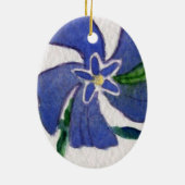 "Vinca Vine" Floral Ornament (Achterkant)