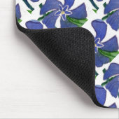 "Vinca Vine" Gekoppelde patroonflora Mousepad Muismat (Hoek)