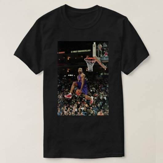 Vince Carter Sport Poster T-shirt (Design voorkant)