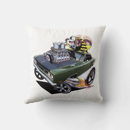 Vince crain 1969 Geboren in Buzz Kussen (Achterkant)