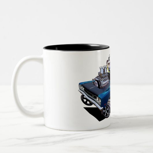 Vince Crain 1969 Geboren in Buzz Tweekleurige Koffiemok (Links)