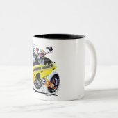 Vince Crain High Octane 1970 Dodge Challenger Tweekleurige Koffiemok (Voorkant rechts)