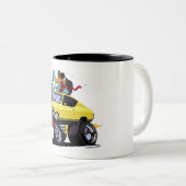 Vince Crain JUST IDLIN 68 Chevelle Tweekleurige Koffiemok (Voorkant rechts)