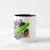 Vince Crains BULLSEYE Sublime 1969 Dart Tweekleurige Koffiemok (Center)