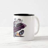 Vince Crains High 1968 pruimengek "FULL CHARGE" Tweekleurige Koffiemok (Voorkant rechts)