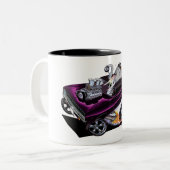 Vince Crains High 1968 pruimengek "FULL CHARGE" Tweekleurige Koffiemok (Voorkant links)