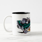 Vince Crains High Octane Art, 1966 GTO Goatinator Tweekleurige Koffiemok (Links)