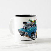 Vince Crains High Octane Art, 1967 Chevelle SS Tweekleurige Koffiemok (Voorkant links)