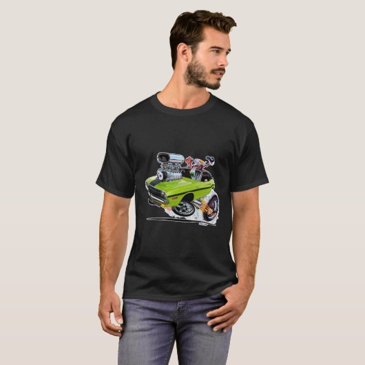 Vince Crains High Octane Art, 1970 Challenger R / T-shirt (Voorkant volledig)