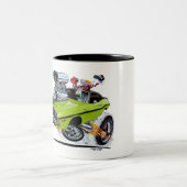 Vince Crains High Octane Art, 1970 Challenger R / Tweekleurige Koffiemok (Center)