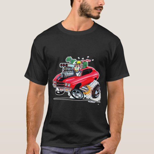 Vince Crains High Octane Art, 1970 Chevelle SS T-shirt (Voorkant)