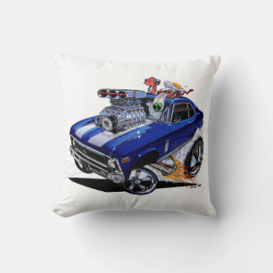 Vince Crains High Octane Art, 1970 Chevy Nova Kussen