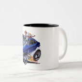 Vince Crains High Octane Art, 1970 Chevy Nova Tweekleurige Koffiemok (Voorkant rechts)