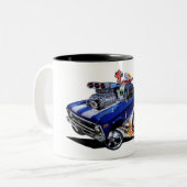 Vince Crains High Octane Art, 1970 Chevy Nova Tweekleurige Koffiemok (Voorkant links)