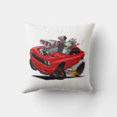 Vince Crains High Octane Art, Red Hot Hell Cat Kussen (Achterkant)