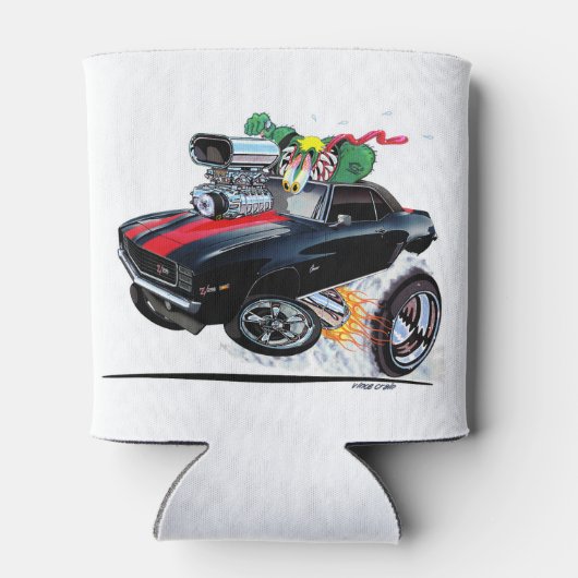 Vince Crains High Octane Art, zwart 1969 Camaro Blikjeskoeler (Achterkant)