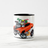 Vince crains MONSTER MUSCLE 1972 Chevelle SS Tweekleurige Koffiemok (Center)