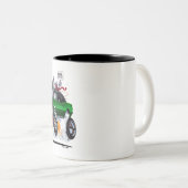 Vince Crains RAT POWER 1968 Camaro Tweekleurige Koffiemok (Voorkant rechts)