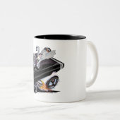 Vince Crains VOLLEDIGE LADING 1968 Oplader Tweekleurige Koffiemok (Voorkant rechts)